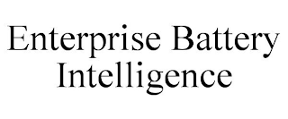 ENTERPRISE BATTERY INTELLIGENCE