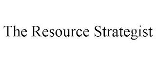 THE RESOURCE STRATEGIST