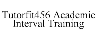 TUTORFIT456 ACADEMIC INTERVAL TRAINING