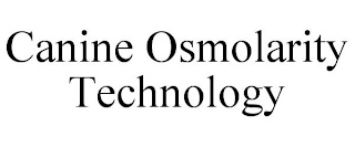 CANINE OSMOLARITY TECHNOLOGY