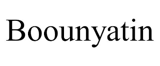 BOOUNYATIN