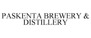 PASKENTA BREWERY & DISTILLERY