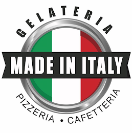 GELATERIA MADE IN ITALY. PIZZERIA. CAFETERIA