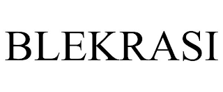 BLEKRASI