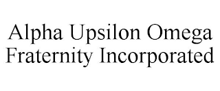 ALPHA UPSILON OMEGA FRATERNITY INCORPORATED