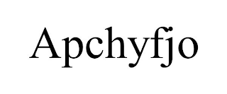 APCHYFJO