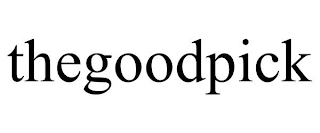 THEGOODPICK