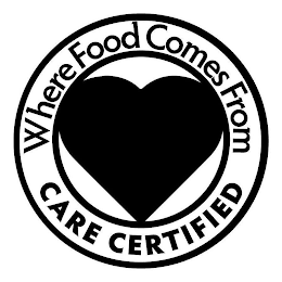 WHERE FOOD COMES FROM CARE CERTIFIED