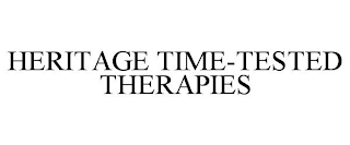 HERITAGE TIME-TESTED THERAPIES