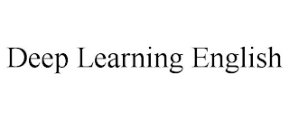 DEEP LEARNING ENGLISH