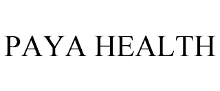 PAYA HEALTH