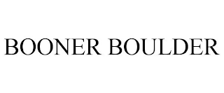 BOONER BOULDER