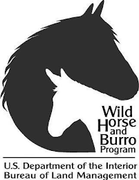 WILD HORSE AND BURRO PROGRAM U.S. DEPARTMENT OF THE INTERIOR BUREAU OF LAND MANAGEMENT