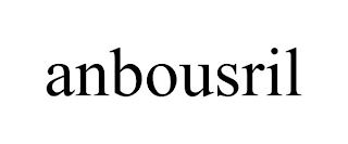 ANBOUSRIL