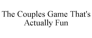 THE COUPLES GAME THAT'S ACTUALLY FUN