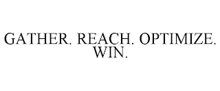 GATHER. REACH. OPTIMIZE. WIN.