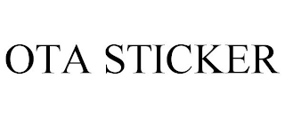 OTA STICKER