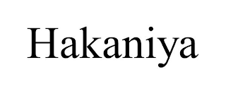 HAKANIYA