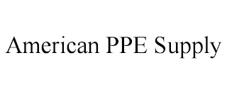 AMERICAN PPE SUPPLY