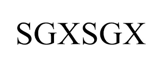 SGXSGX