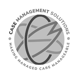 CMS CASE MANAGEMENT SOLUTIONS MAKING MANAGED CARE MANAGEABLE