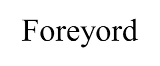 FOREYORD