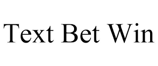 TEXT BET WIN