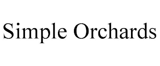 SIMPLE ORCHARDS