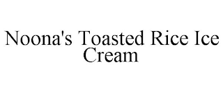 NOONA'S TOASTED RICE ICE CREAM