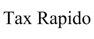 TAX RAPIDO