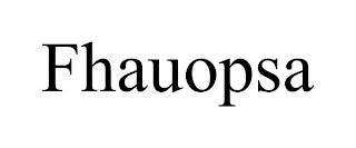 FHAUOPSA