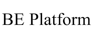 BE PLATFORM