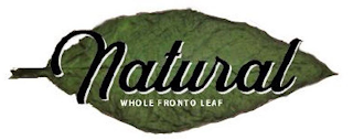 NATURAL WHOLE FRONTO LEAF