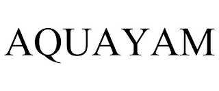 AQUAYAM