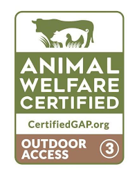 ANIMAL WELFARE CERTIFIED CERTIFIEDGAP.ORG OUTDOOR ACCESS 3