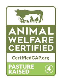 ANIMAL WELFARE CERTIFIED CERTIFIEDGAP.ORG PASTURE RAISED 4