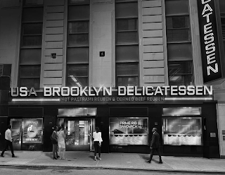 USA BROOKLYN DELICATESSEN HOT PASTRAMI REUBEN & CORNED BEEF REUBEN ATESSEN EGGFACE PRIME RIB SANDWICH