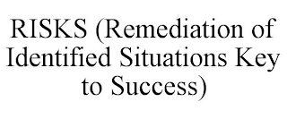 RISKS (REMEDIATION OF IDENTIFIED SITUATIONS KEY TO SUCCESS)