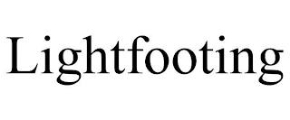 LIGHTFOOTING