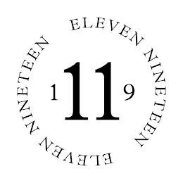 ELEVEN NINETEEN ELEVEN NINETEEN 1119