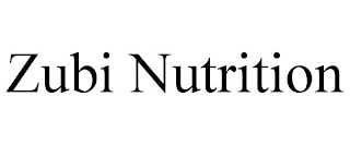 ZUBI NUTRITION