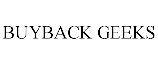 BUYBACK GEEKS