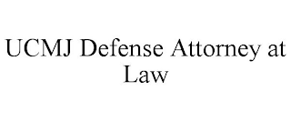 UCMJ DEFENSE ATTORNEY AT LAW