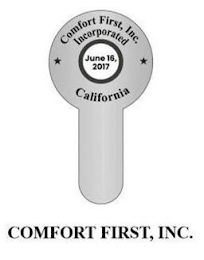 COMFORT FIRST, INC. INCORPORATED JUNE 16, 2017 CALIFORNIA COMFORT FIRST, INC.