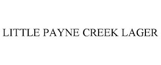 LITTLE PAYNE CREEK LAGER