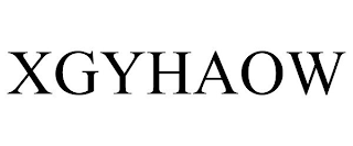 XGYHAOW