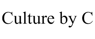 CULTURE BY C