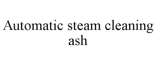 AUTOMATIC STEAM CLEANING ASH