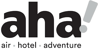 AHA! AIR HOTEL ADVENTURE