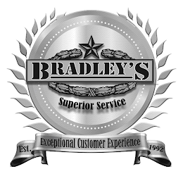 BRADLEY'S SUPERIOR SERVICE EST. EXCEPTIONAL CUSTOMER SERVICE 1992